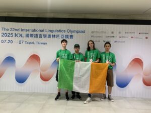 The Irish at the International Linguistics Olympiad in Taipei, Taiwan
