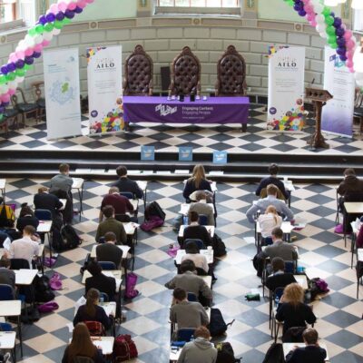 AILO 2016 taking place in the Exam Hall at Trinity College Dublin